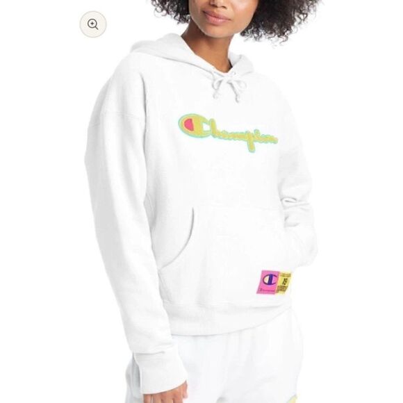 Champion "The Reverse  Weave Script Hoodie" Size XS - Picture 2 of 8